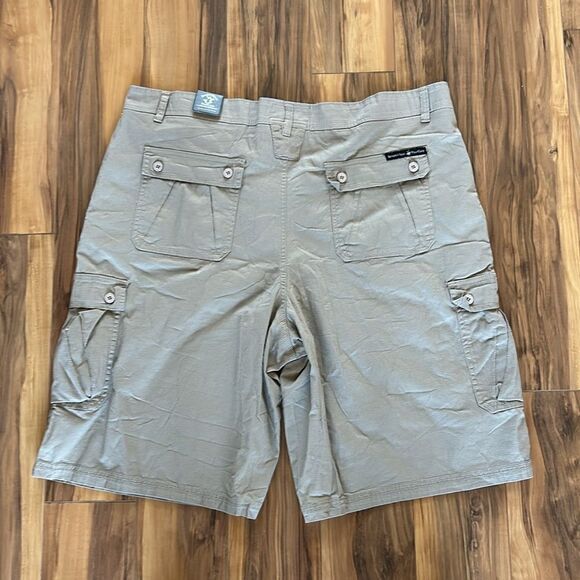NEW Beverly Hills Polo Club Khaki Cargo Shorts - Picture 9 of 9